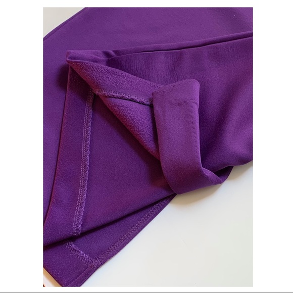❌SOLD❌NY&Co. Stretch Purple Scuba Pencil Skirt - Picture 4 of 5